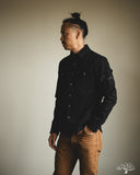 Fitted Underground Chelsea Selvedge Work Shirt - Dark Matter