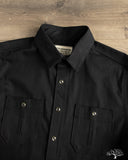 Fitted Underground Chelsea Selvedge Work Shirt - Dark Matter