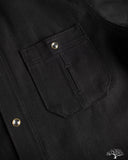 Fitted Underground Chelsea Selvedge Work Shirt - Dark Matter