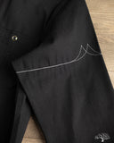 Fitted Underground Chelsea Selvedge Work Shirt - Dark Matter