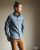 Fitted Underground LES Indigo Selvedge Chambray Shirt