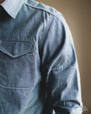 Fitted Underground LES Indigo Selvedge Chambray Shirt