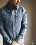 Fitted Underground LES Indigo Selvedge Chambray Shirt