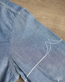 Fitted Underground LES Indigo Selvedge Chambray Shirt