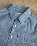 Fitted Underground LES Indigo Selvedge Chambray Shirt