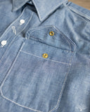 Fitted Underground LES Indigo Selvedge Chambray Shirt