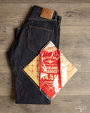 Flat Head FN-D112 - 14.5oz Left Hand Twill Wide Tapered Selvedge Denim