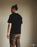 Flat Head FN-HTK-001 - 20oz Heavy Loopwheel Tee - Black