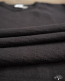 Flat Head FN-HTK-001 - 20oz Heavy Loopwheel Tee - Black
