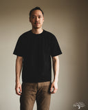 Flat Head FN-HTK-001 - 20oz Heavy Loopwheel Tee - Black