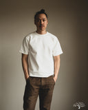 Flat Head FN-HTK-001 - 20oz Heavy Loopwheel Tee - White