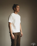 Flat Head FN-HTK-001 - 20oz Heavy Loopwheel Tee - White