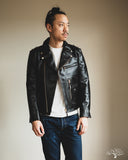 FN-LJ-HW004 - Horsehide Double Rider's Leather Jacket