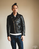 FN-LJ-HW004 - Horsehide Double Rider's Leather Jacket