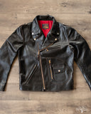 FN-LJ-HW004 - Horsehide Double Rider's Leather Jacket