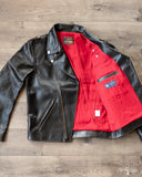 FN-LJ-HW004 - Horsehide Double Rider's Leather Jacket