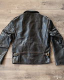 FN-LJ-HW004 - Horsehide Double Rider's Leather Jacket