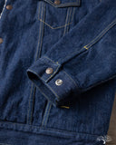 Flat Head FN-OJ-B002 - 12.5oz Denim Boa Jacket