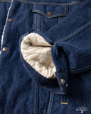 Flat Head FN-OJ-B002 - 12.5oz Denim Boa Jacket