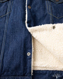 Flat Head FN-OJ-B002 - 12.5oz Denim Boa Jacket