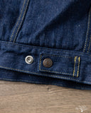 Flat Head FN-OJ-B002 - 12.5oz Denim Boa Jacket