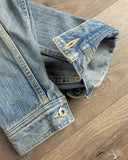 Flat Head FN-OJ-D101C 14.5oz 40's Type I Denim Jacket - Real Aging