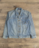 Flat Head FN-OJ-D101C 14.5oz 40's Type I Denim Jacket - Real Aging