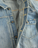Flat Head FN-OJ-D101C 14.5oz 40's Type I Denim Jacket - Real Aging