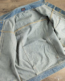 Flat Head FN-OJ-D101C 14.5oz 40's Type I Denim Jacket - Real Aging
