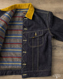 Flat Head FN-OJ-D102 14.5oz Denim Blanket Jacket