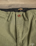 Flat Head FN-PA-C014 - 12oz Chino Trousers - Olive