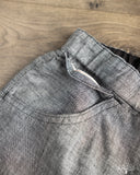 Flat Head FN-PA-C015 - 5oz Chambray Relaxed Fit Pants - Black