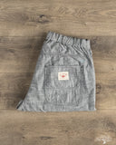 Flat Head FN-PA-C015 - 5oz Chambray Relaxed Fit Pants - Black