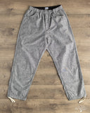 Flat Head FN-PA-C015 - 5oz Chambray Relaxed Fit Pants - Black