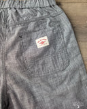Flat Head FN-PA-C015 - 5oz Chambray Relaxed Fit Pants - Black