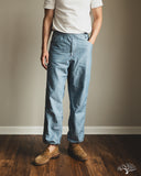 Flat Head FN-PA-C015 - 5oz Chambray Relaxed Fit Pants