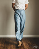 Flat Head FN-PA-C015 - 5oz Chambray Relaxed Fit Pants