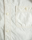 Flat Head FN-SCK-010L - 5oz Chambray Work Shirt - White