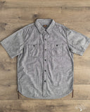 FN-SCK-010S - 5oz Chambray Short-Sleeve Work Shirt - Black