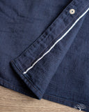 Flat Head FN-SCW-002L - Indigo Dobby Western Shirt