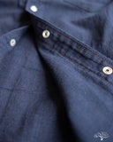 Flat Head FN-SCW-002L - Indigo Dobby Western Shirt