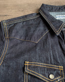 Flat Head FN-SDW-001L - 10oz Denim Western Shirt