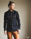Flat Head FN-SDW-001L - 10oz Denim Western Shirt