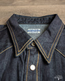Flat Head FN-SDW-001L - 10oz Denim Western Shirt