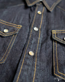 Flat Head FN-SDW-001L - 10oz Denim Western Shirt