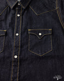 Flat Head FN-SDW-002L - 1950's 10oz Denim Western Shirt