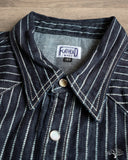 Flat Head FN-SDW-701L - 10oz Wabash Western Shirt