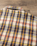 Flat Head FN-SNW-014L - Flannel Check Western Shirt - Ivory