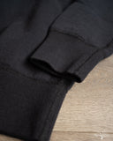 Flat Head FN-SWC-301 - Loopwheel Crew Neck Sweatshirt - Black