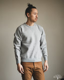 Flat Head FN-SWC-301 - Loopwheel Crew Neck Sweatshirt - Grey